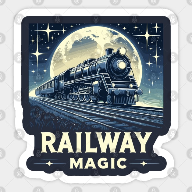 Railway Magic Sticker by Vehicles-Art